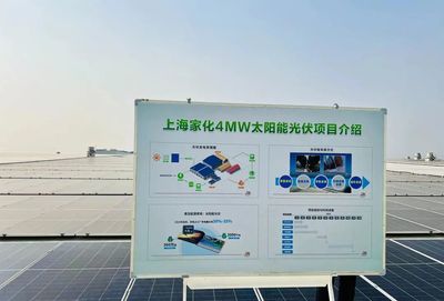 点亮绿色未来，上海家化跨越工厂正式启用太阳能光伏发电